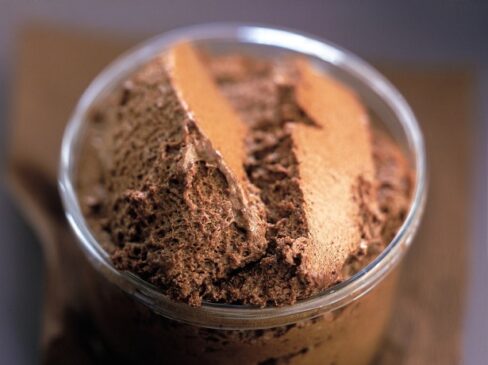 mousse au chocolat sans lait ni lactose