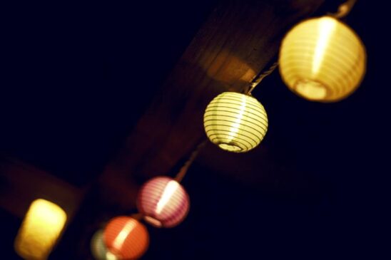 lampions chinois en papier