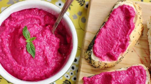 Houmous à la betterave