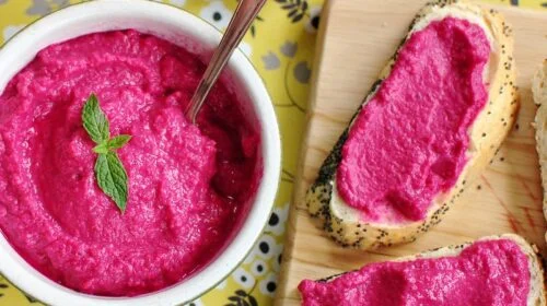 Houmous à la betterave