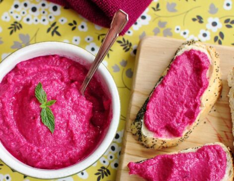 Houmous à la betterave