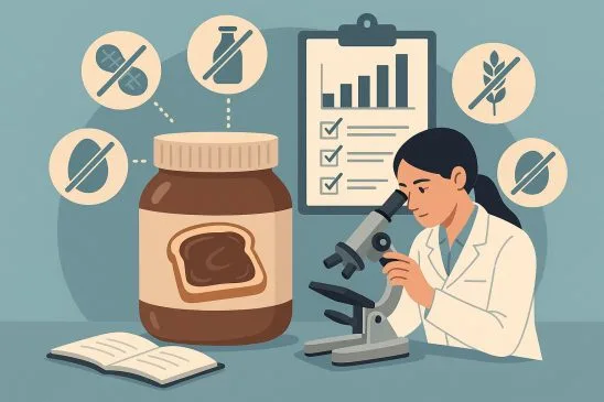 étude sur un projet de pâte à tartiner sans allergenes majeurs
